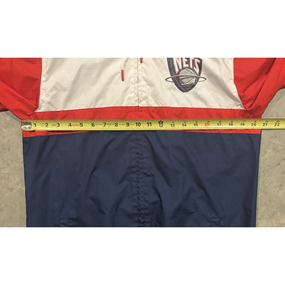 Mitchell & Ness Brooklyn Nets Hardwood Classics Full-Zip Jacket Mens Medium